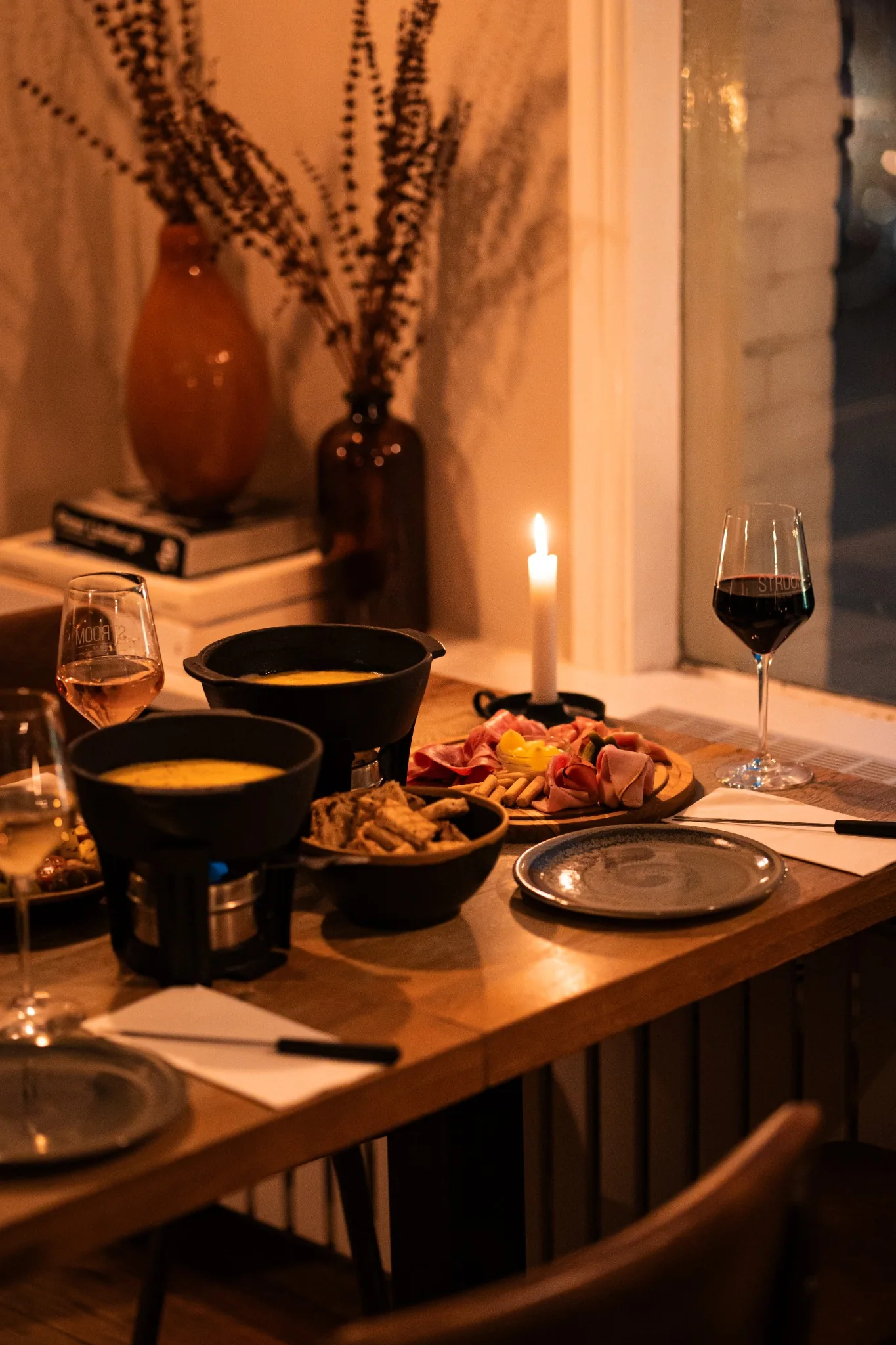 Kaasfondue bij STROOM